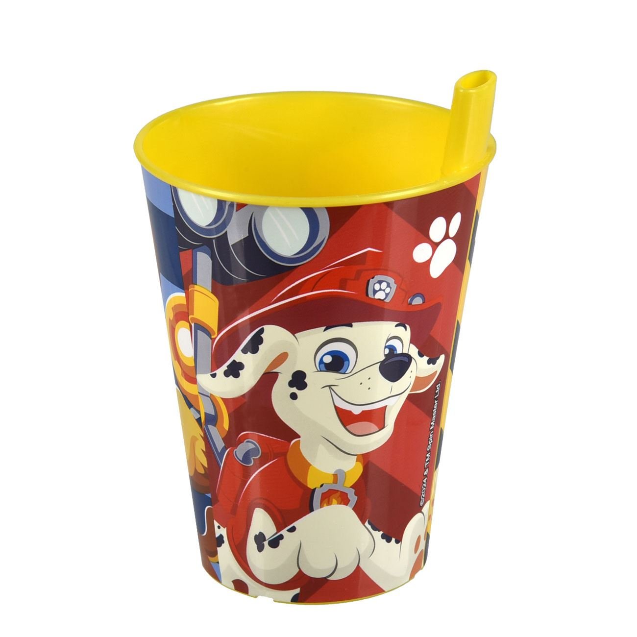 Детска чаша Paw Patrol с вградена сламка – 260 мл
