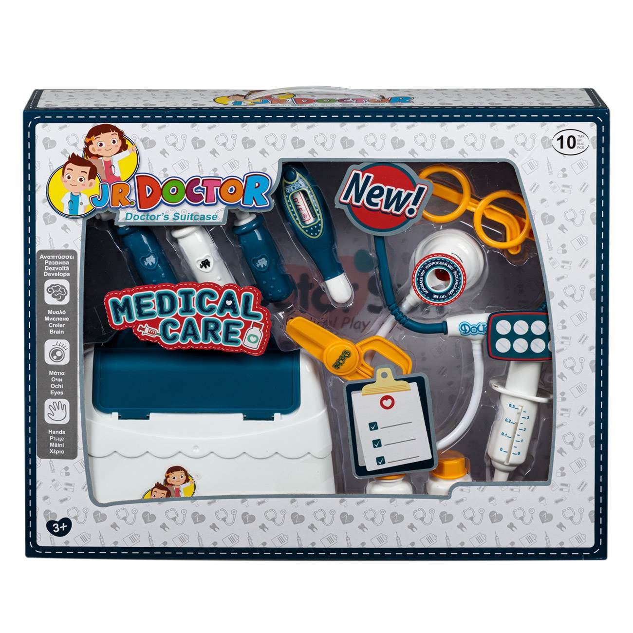 Детски лекарски комплект в куфарче Jr. Doctor | Ролеви игри