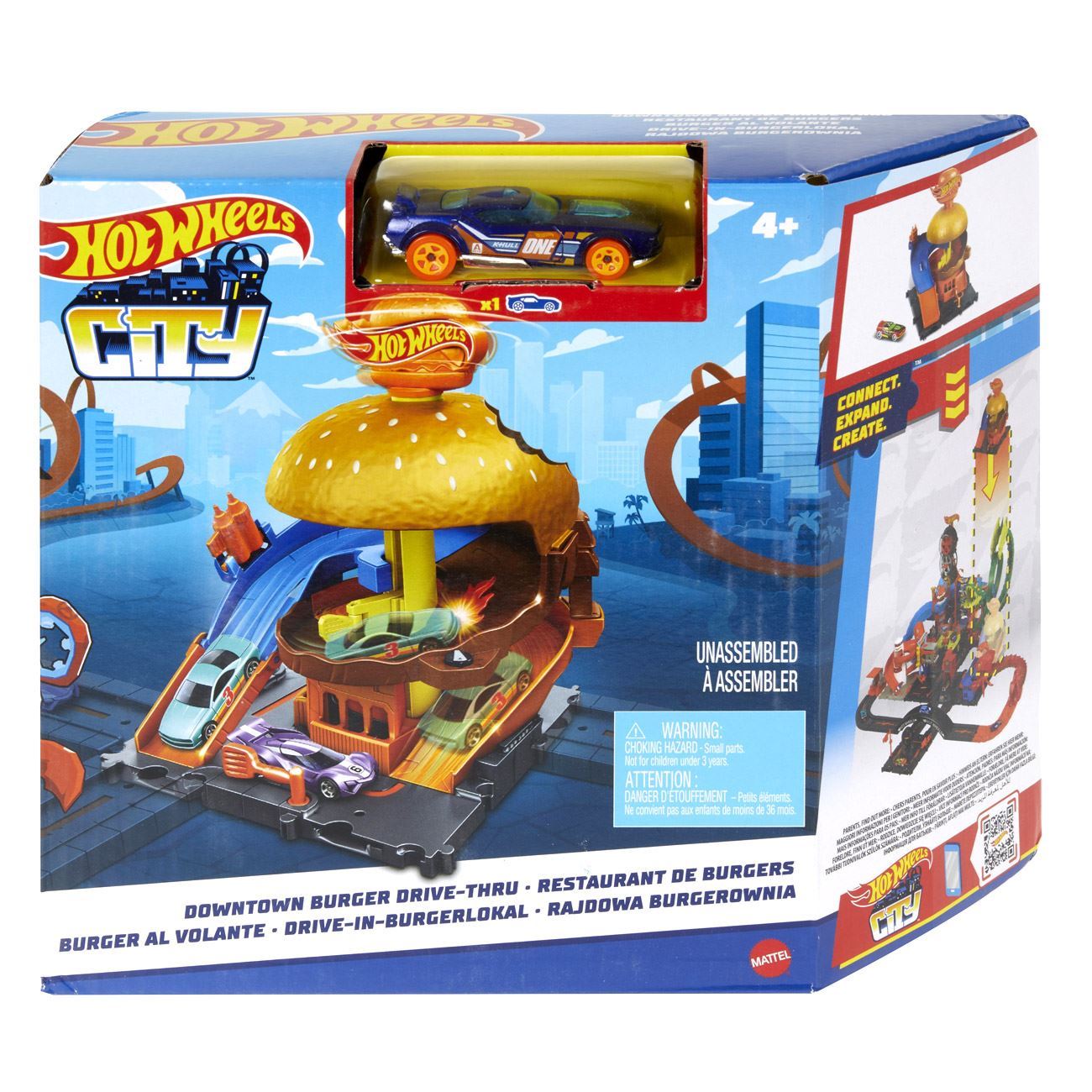 Hot Wheels City Nemesis гараж