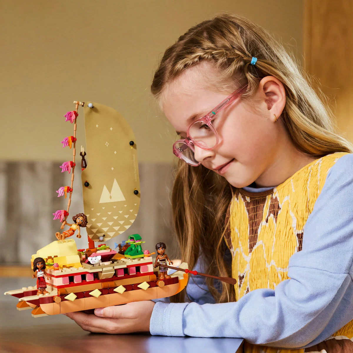 LEGO 43270 Приключенското кану на Ваяна