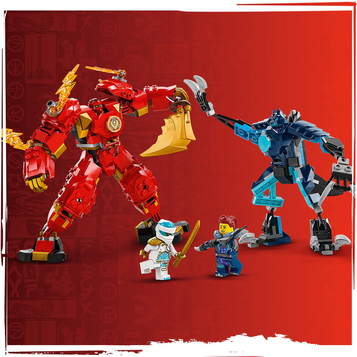 LEGO 71808 Елементният огнен робот на Кай