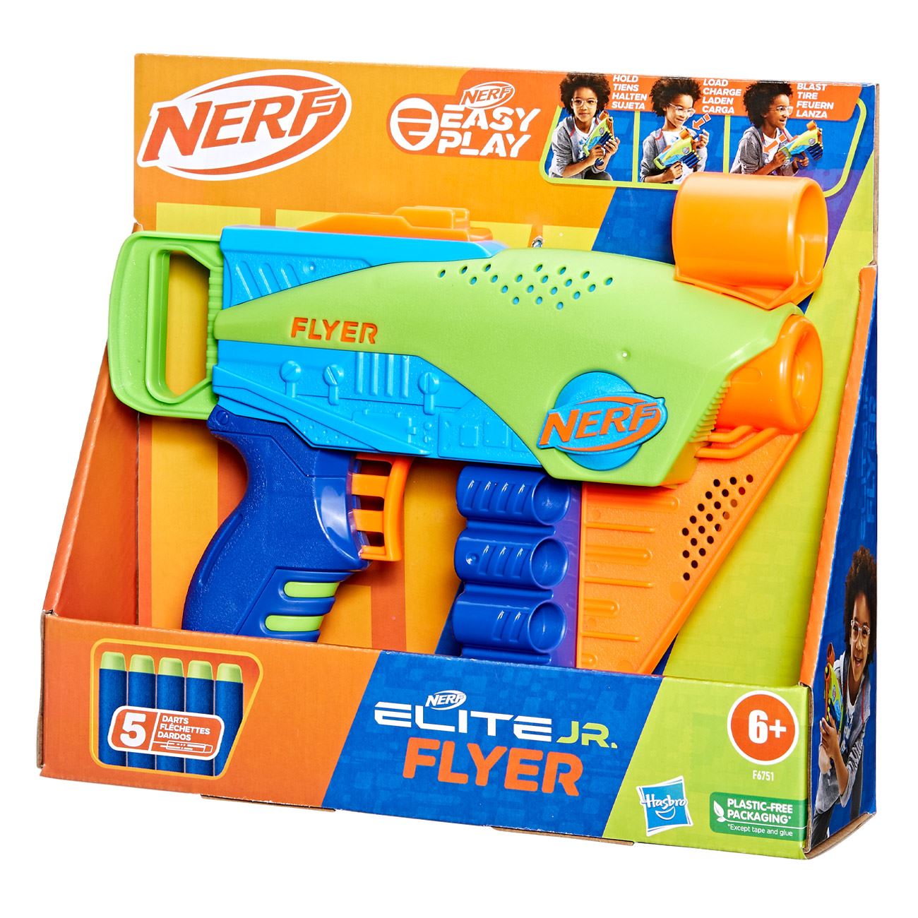 NERF Elite 2.0 Junior Flyer – Детски бластер