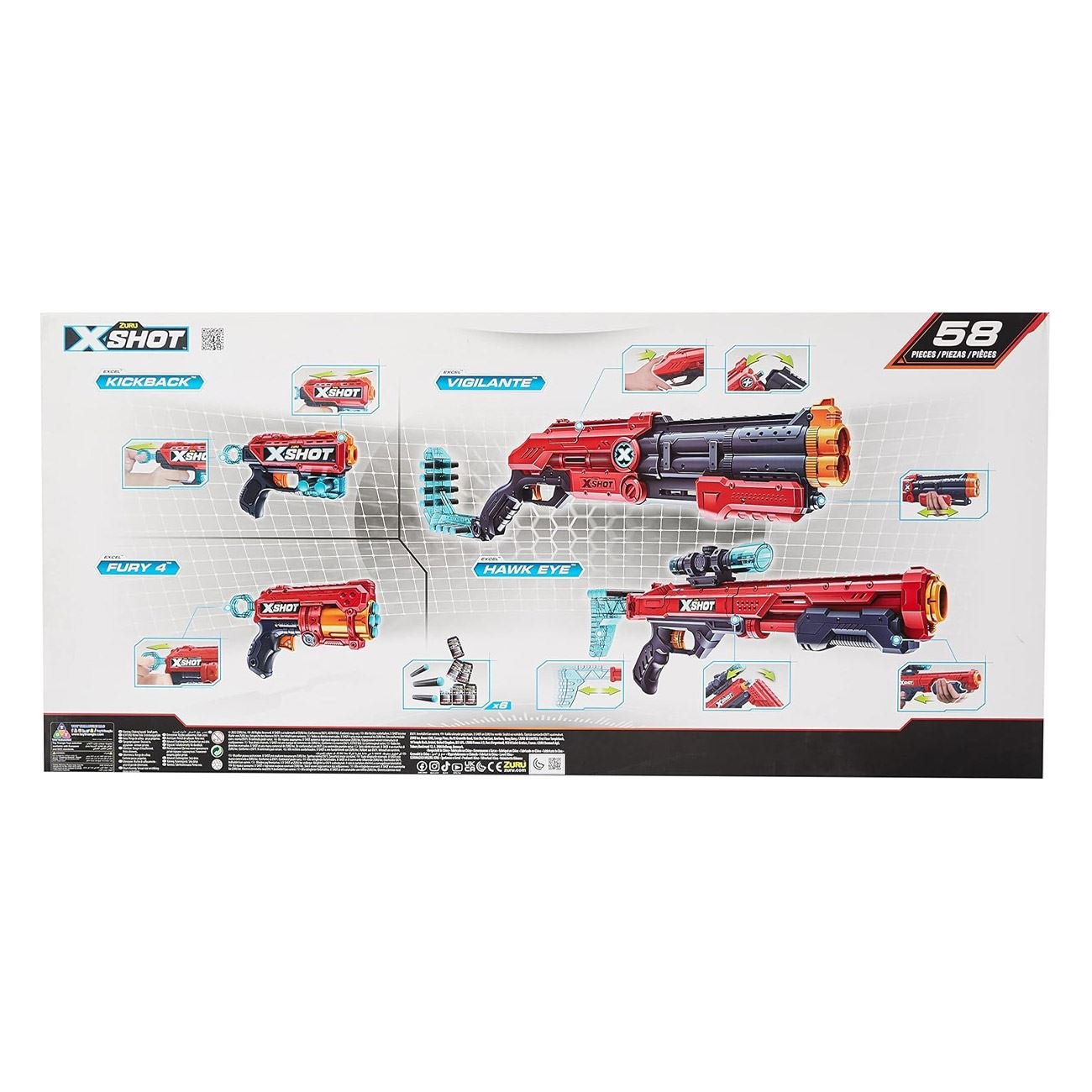 X-Shot Ultimate Shootout Pack – комплект оръжия