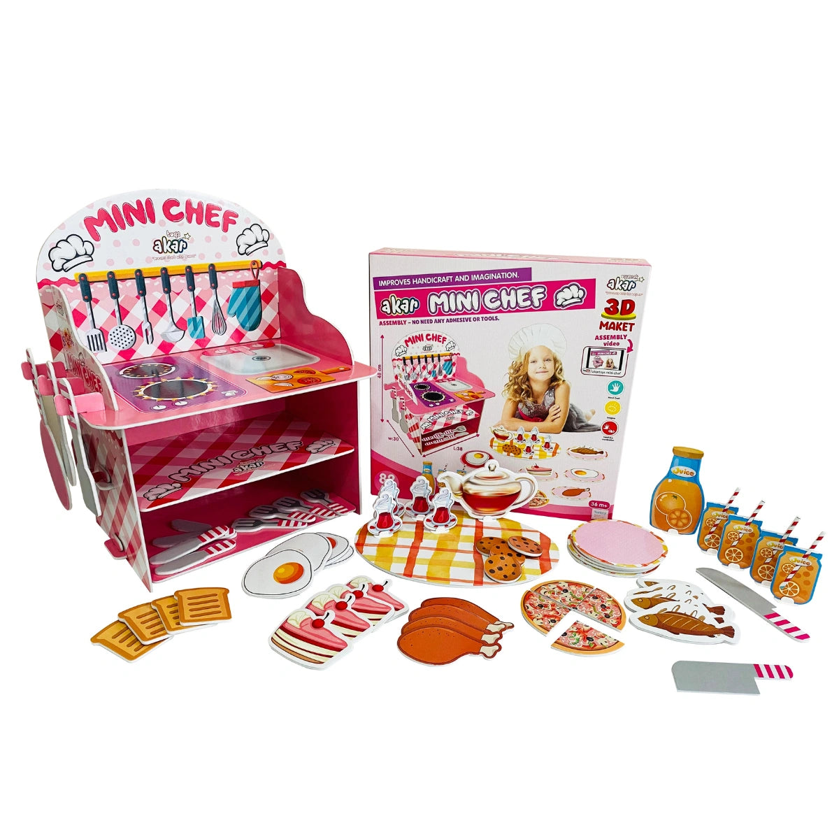 3D Макет Кухня Akar