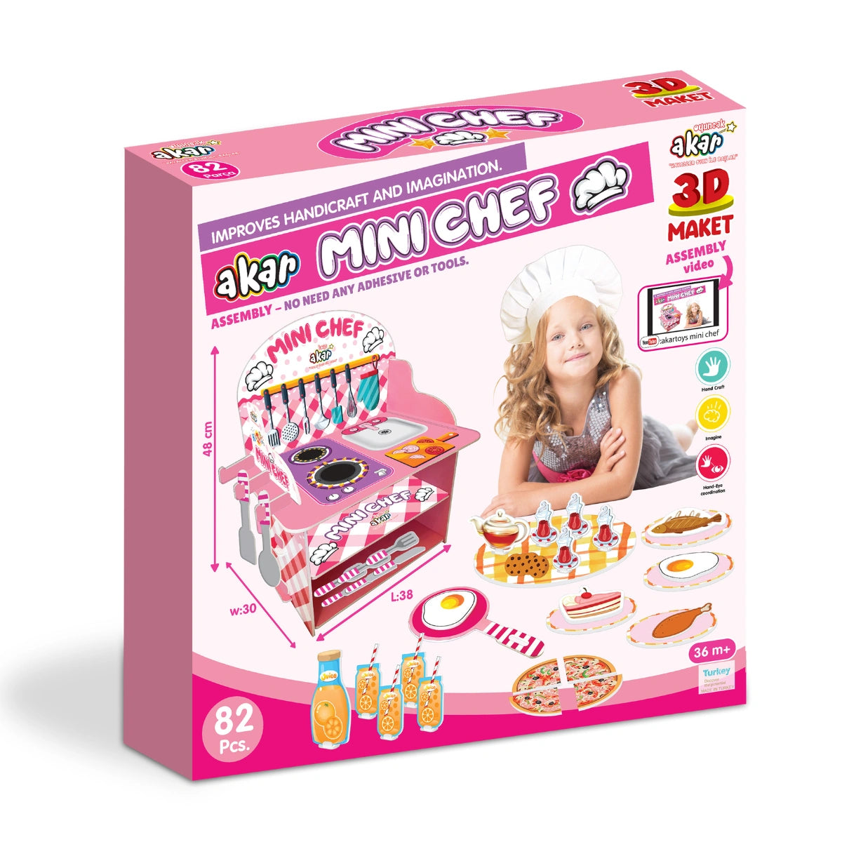 3D Макет Кухня Akar