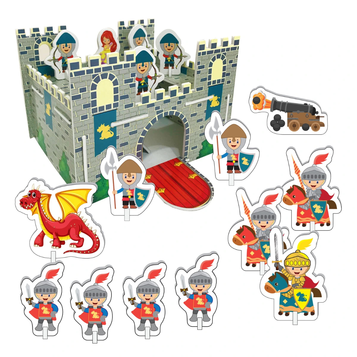 3D Макет Замък Akar (23 части)