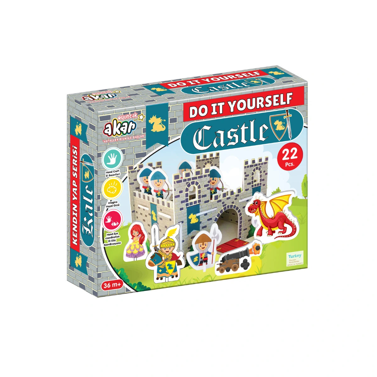 3D Макет Замък Akar (23 части)