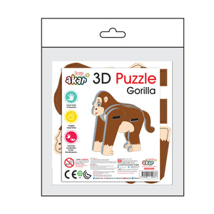 3D Пъзел Горила Akar