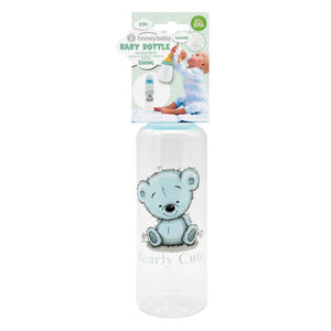 Бутилка 250 мл „Bearly Cute“ – синьо мече, силиконов биберон