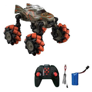 Офроуд джип с дистанционно 4x4 със сгъваеми колела RC 1:18