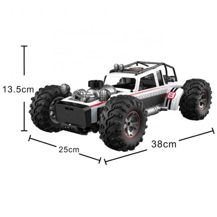Джип с дистанционно 4x4 Crazon 1:10 състезателен с дим
