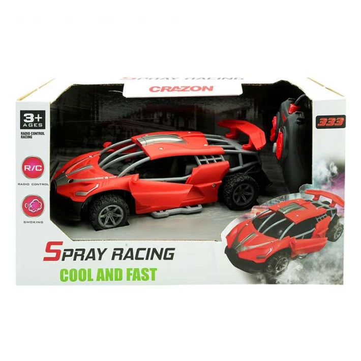 Състезателна кола Crazon 1:24 RC управление с LED светлини и пушек