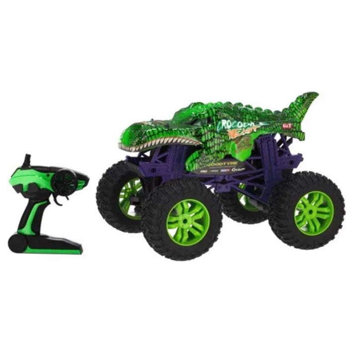 Детски джип Crazon Monster RC 1:10 високо проходим