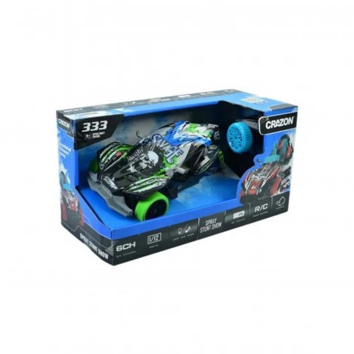 Екшън кола с 3 гуми, димен ефект и светлини RC 1:16