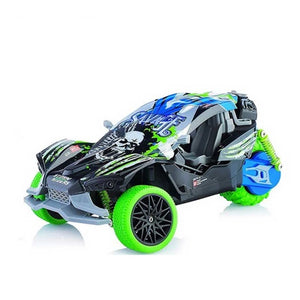 Екшън кола с 3 гуми, димен ефект и светлини RC 1:16