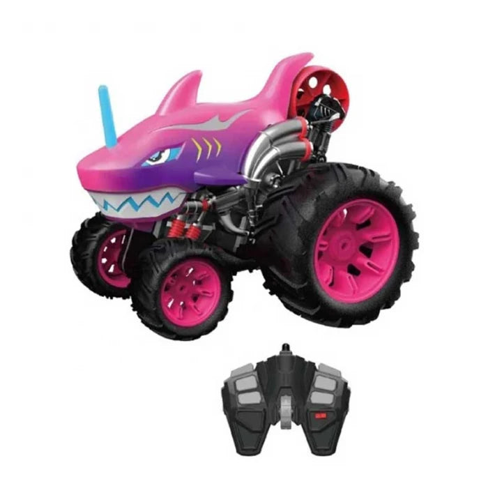 Офроуд джип с дистанционно Crazon Shark 360 - розов