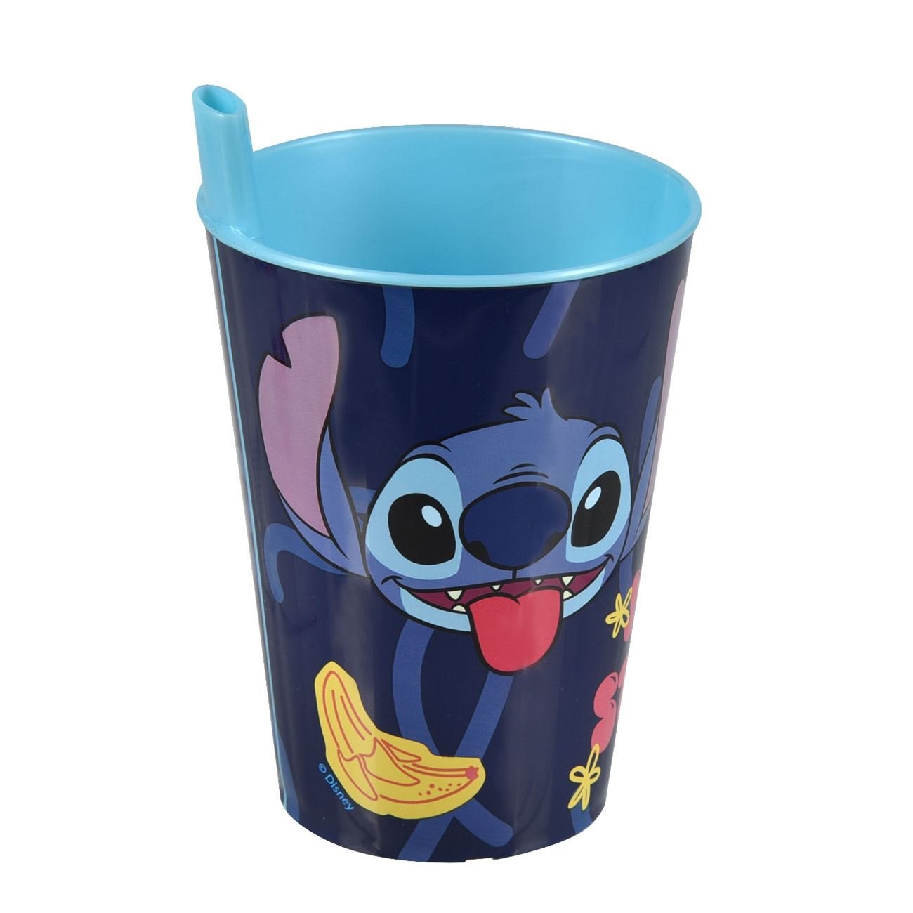 Детска чаша Stitch с вградена сламка – 260 мл