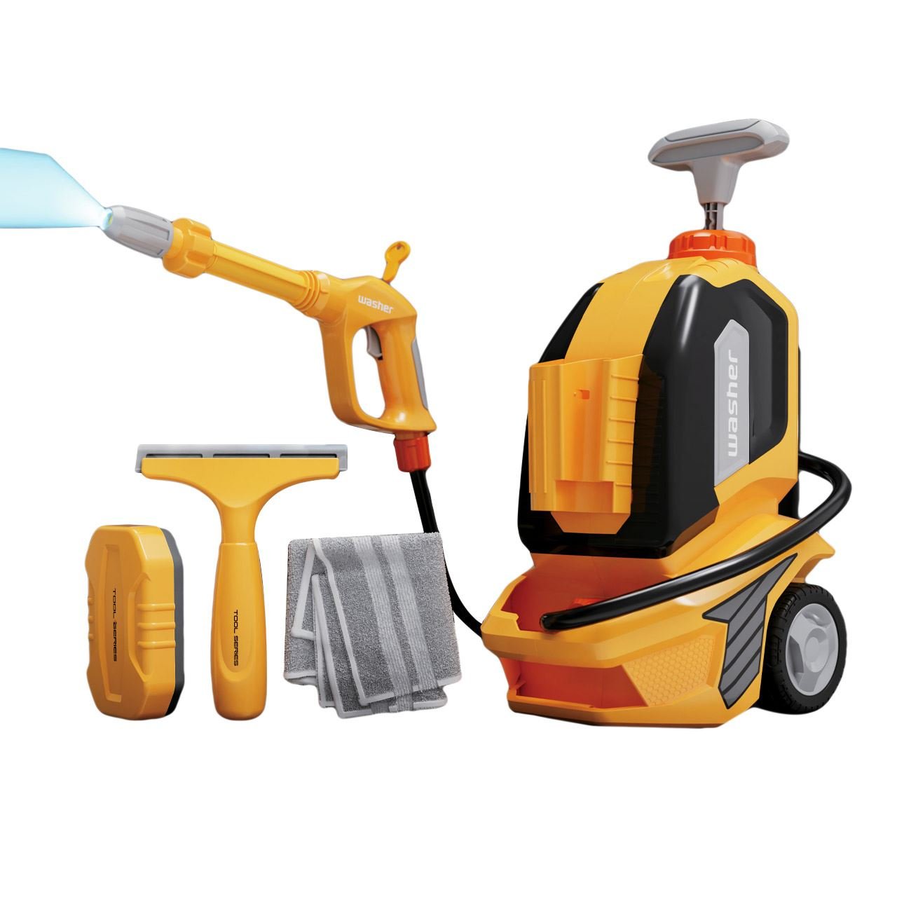 Детска пръскачка за коли Power Washer – играчка за ролеви игри