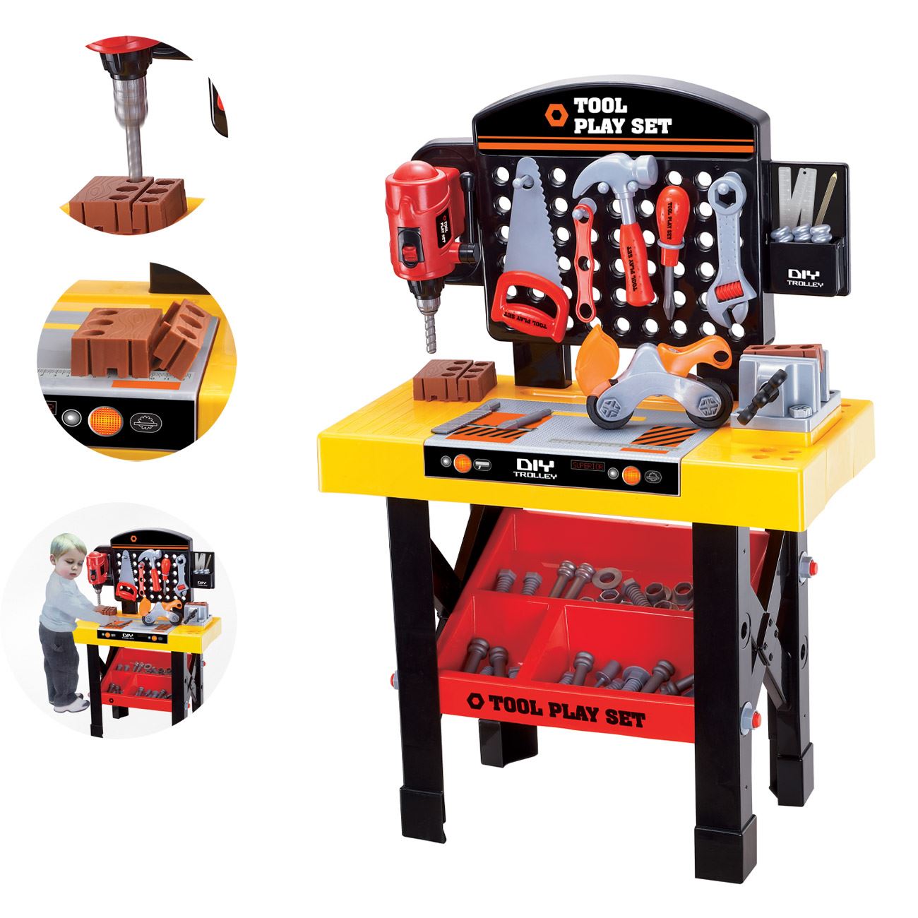 Детска работна маса с инструменти – Tool Play Set