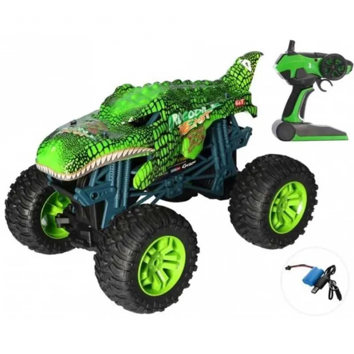 Детски джип Crazon Monster RC 1:10 високо проходим