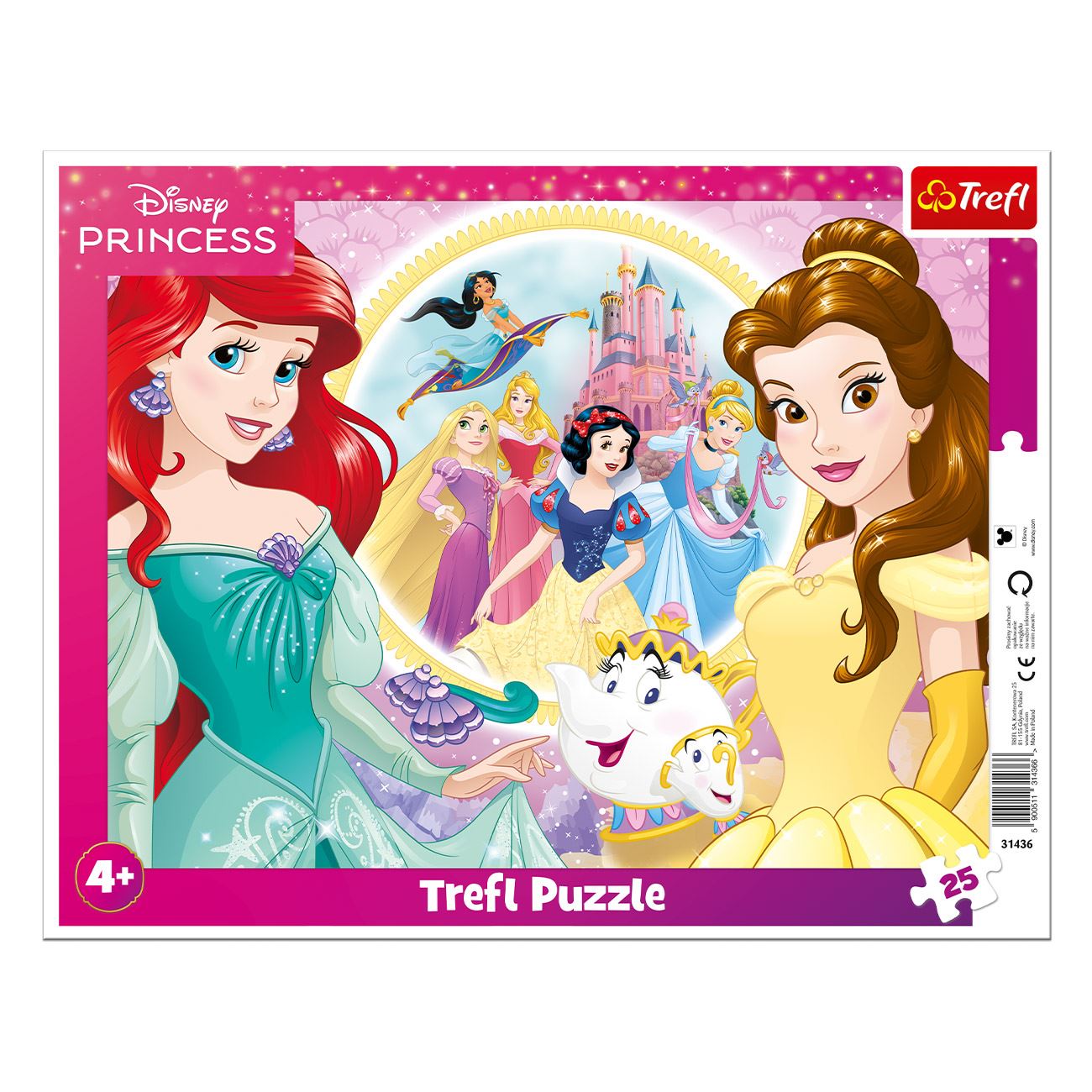 Пъзел Disney Princess Ariel и Belle 25 части Trefl