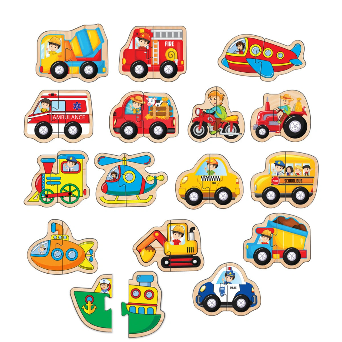 Говорещ пъзел Превозни средства Jagu 3+