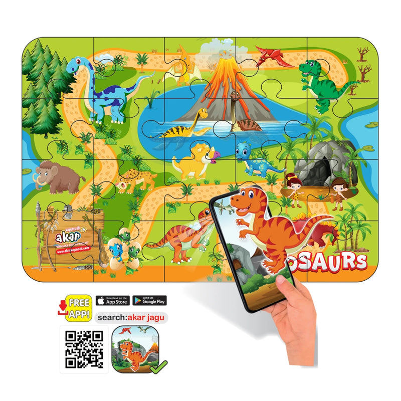 Говорещ пъзел Динозавър Jagu – 20 части XL