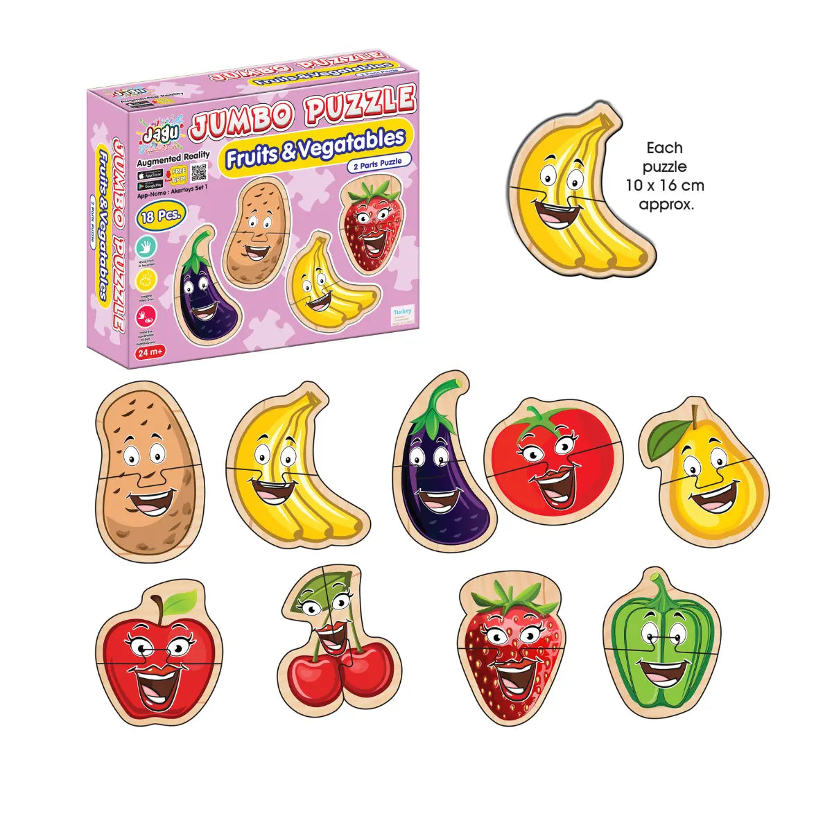 Говорещ пъзел Плодове и зеленчуци Jagu