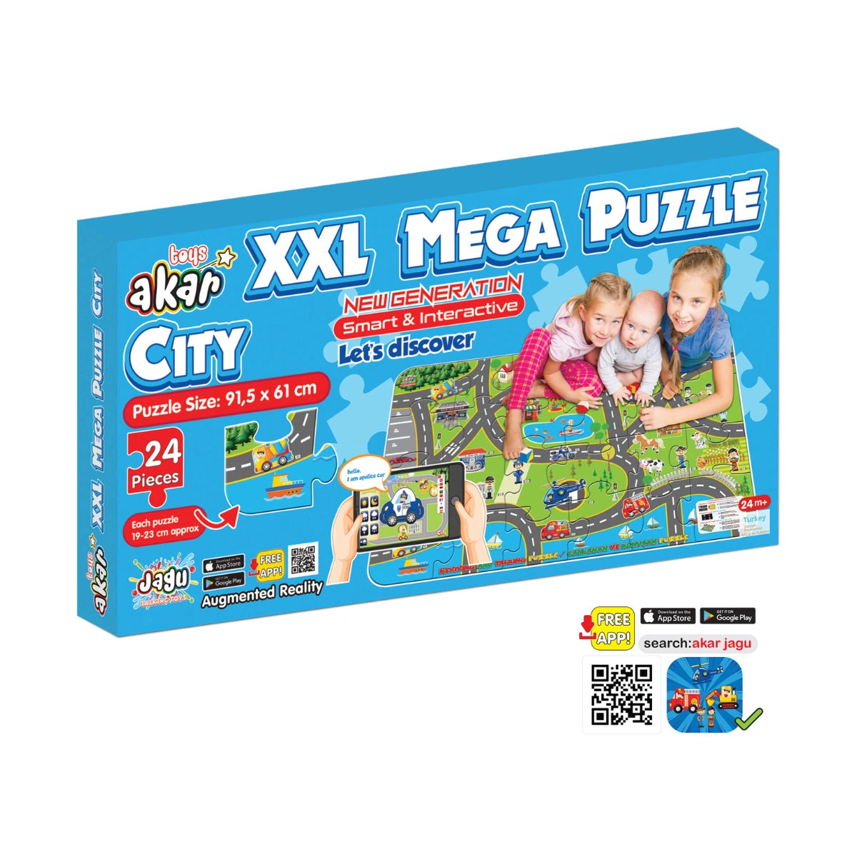 Говорещ мега пъзел Град Jagu XXL
