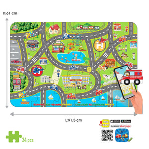 Говорещ мега пъзел Град Jagu XXL