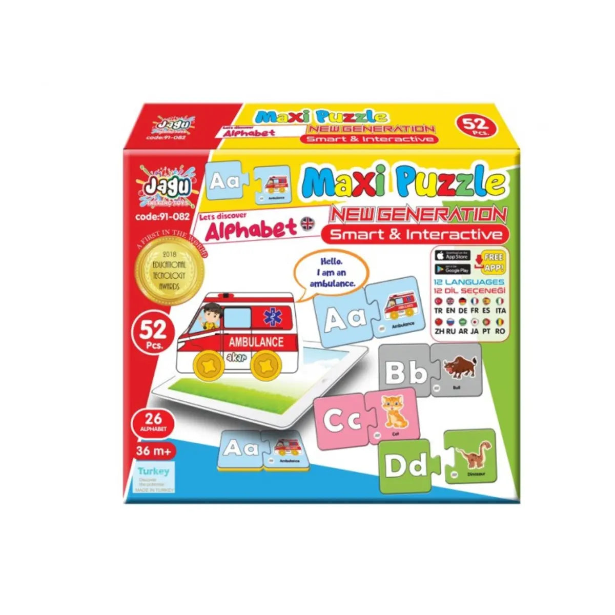 Говорещ пъзел Азбука MAXI Jagu
