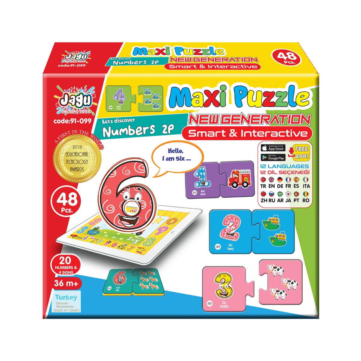 Говорещ пъзел Числа 2 MAXI Jagu