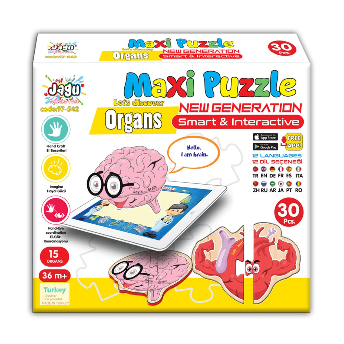 Говорещ пъзел Анатомия Jagu