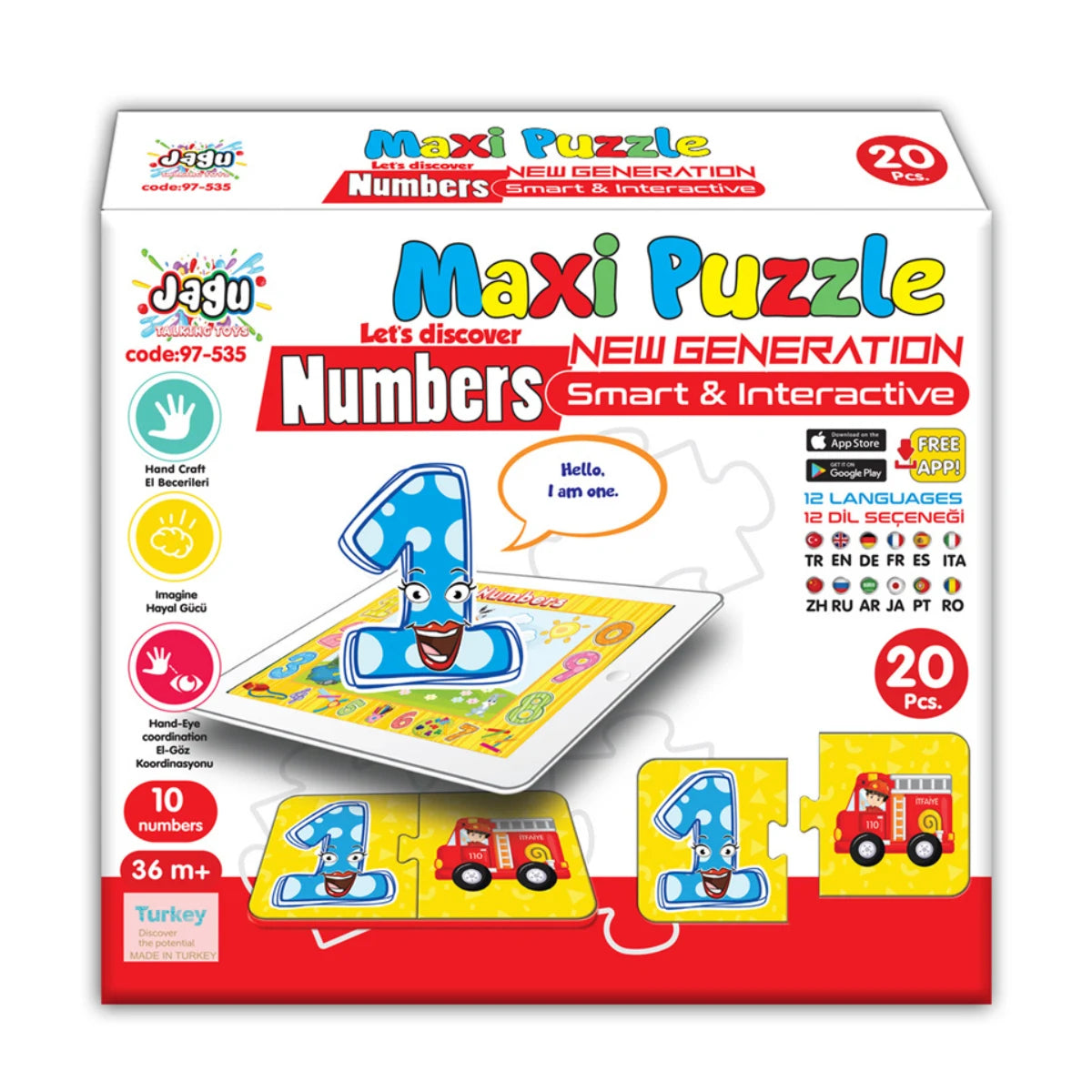 Говорещ пъзел Числа Maxi Jagu