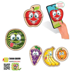 Говорещ пъзел Плодове Jagu 3+ БГ