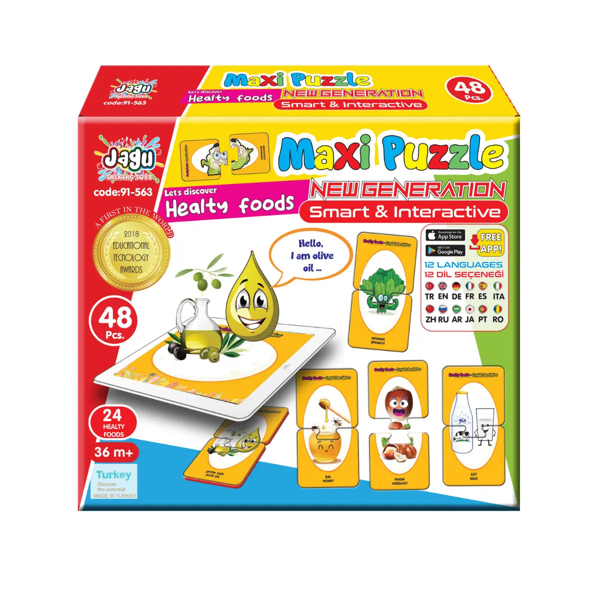 Говорещ пъзел Здравословна храна MAXI