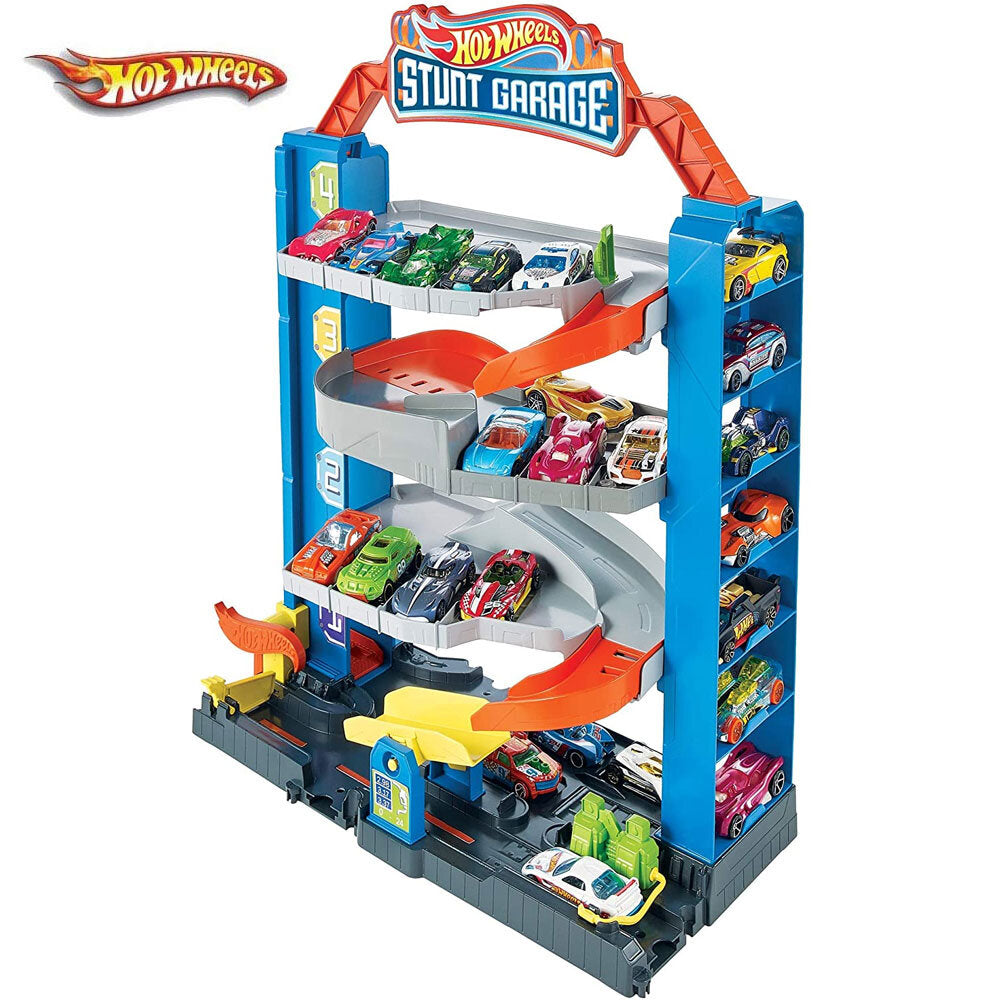Hot Wheels City Stunt гараж