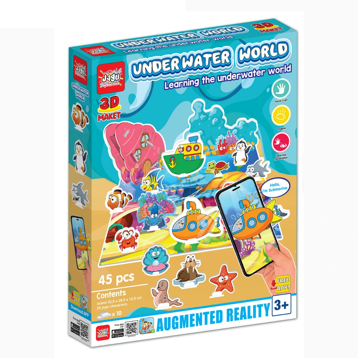 Jagu 3D макет Морски свят – на български