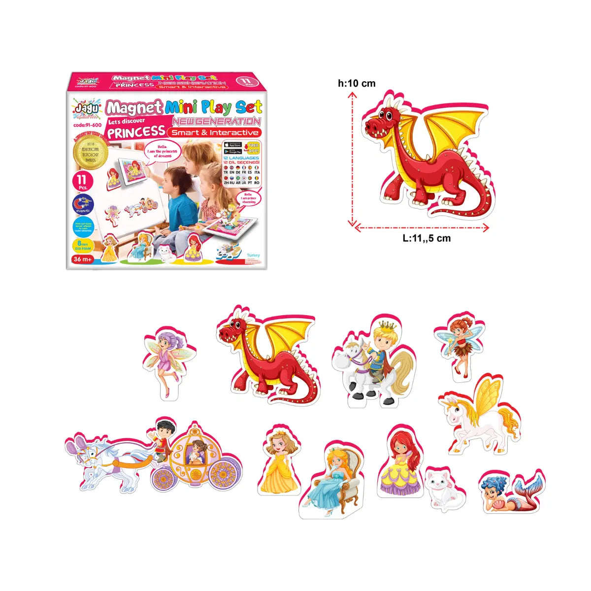JAGU магнитни говорещи играчки Принцеси