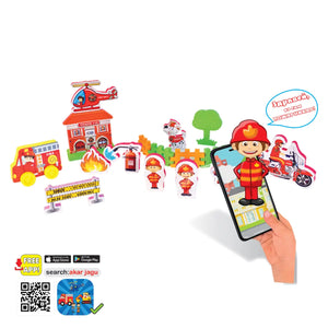 Говорещи играчки Jagu – Пожарна комплект