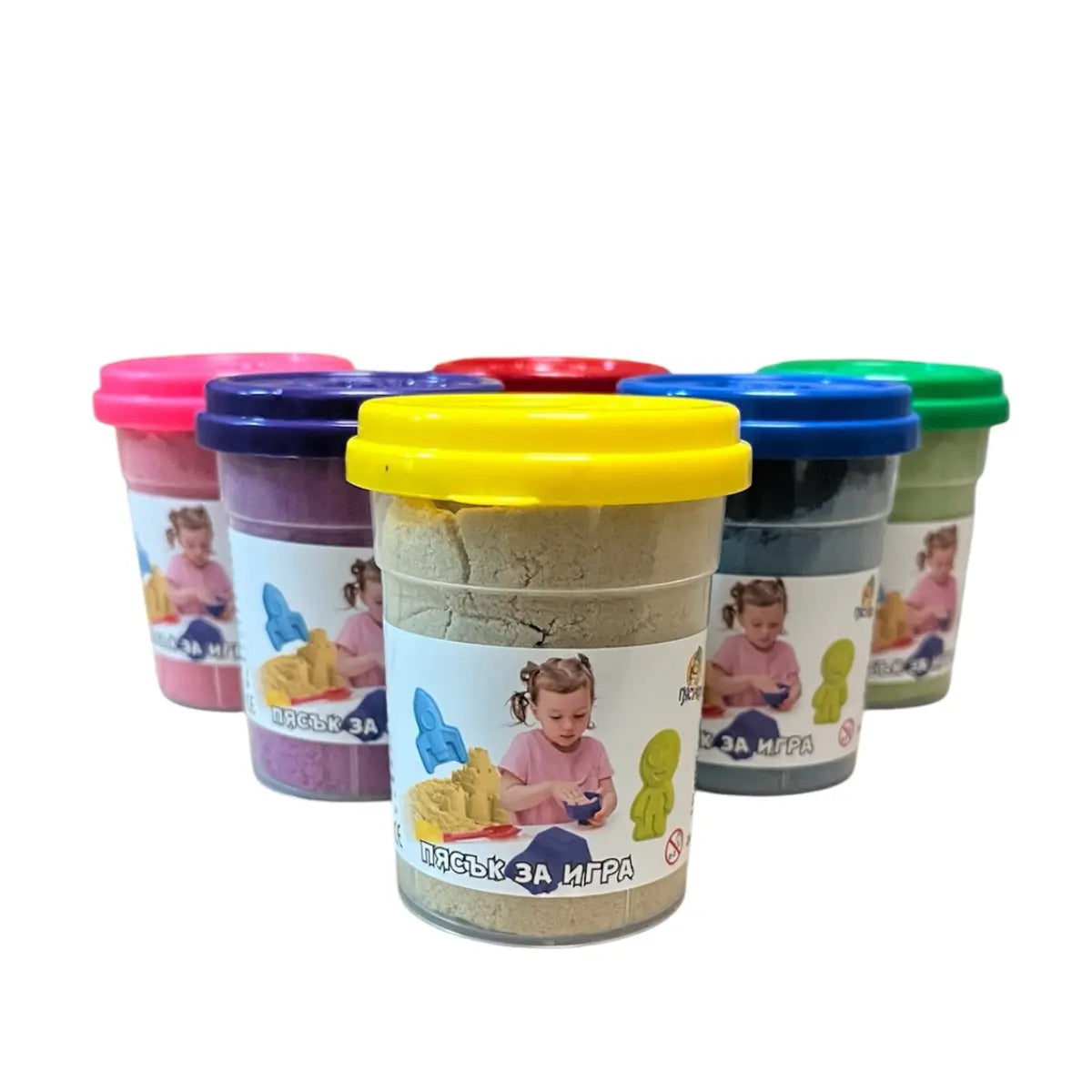 Кутийка с кинетичен пясък 200 г