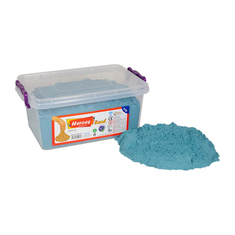Кутия с Кинетичен пясък Син Heroes