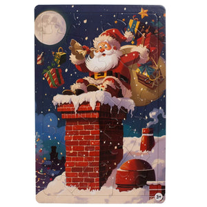 Коледен пъзел Дядо Коледа 24 части