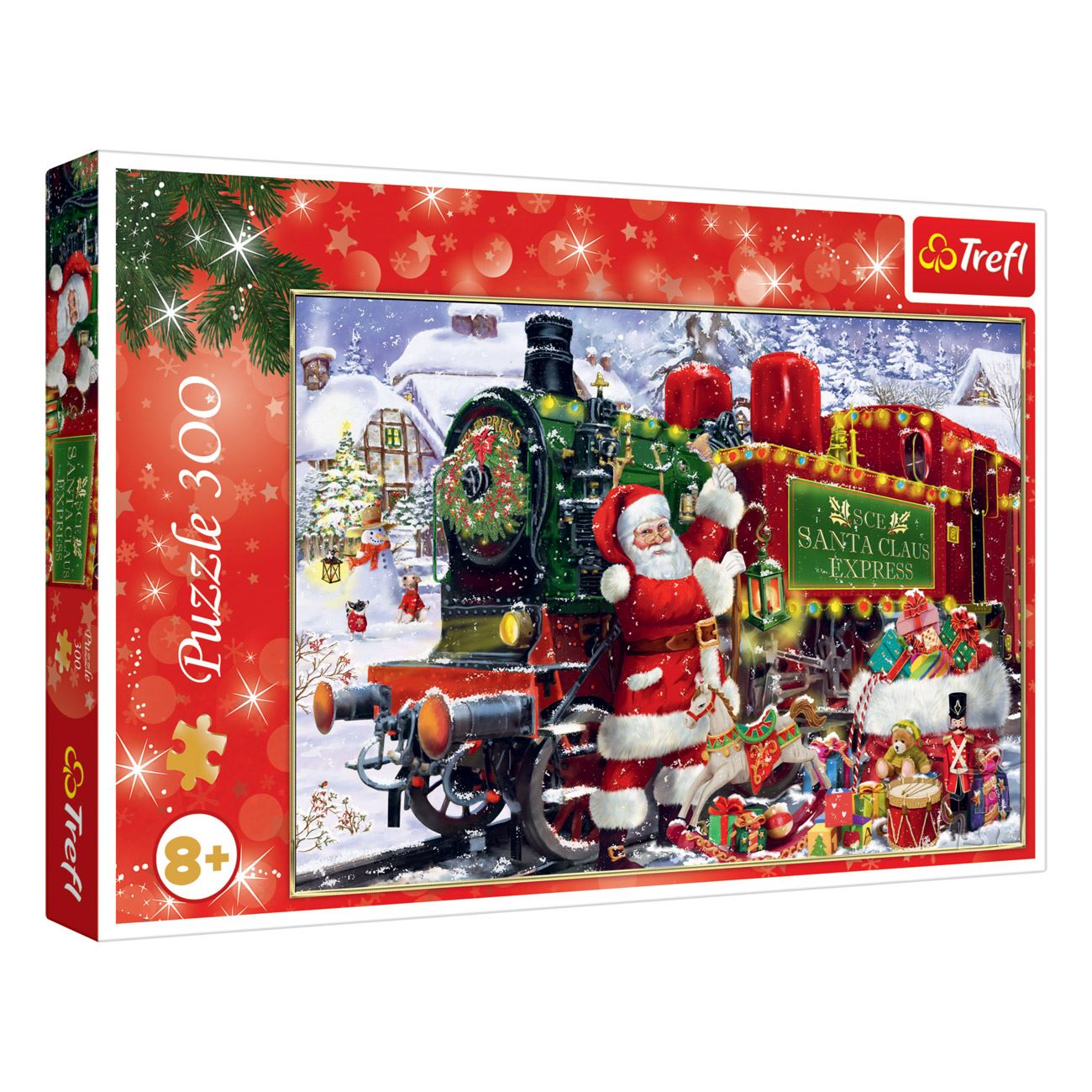Коледен пъзел Дядо Коледа и влак Santa Express – 300 части