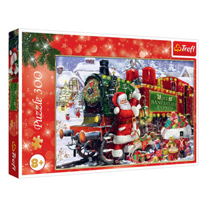Коледен пъзел Дядо Коледа и влак Santa Express – 300 части
