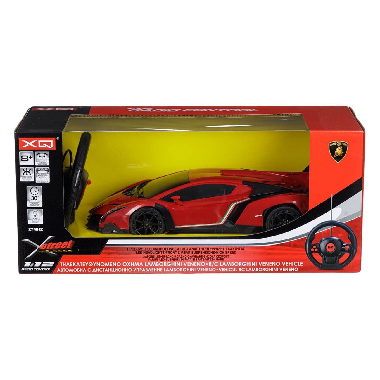 Количка с дистанционно Lamborghini Veneno 1:12