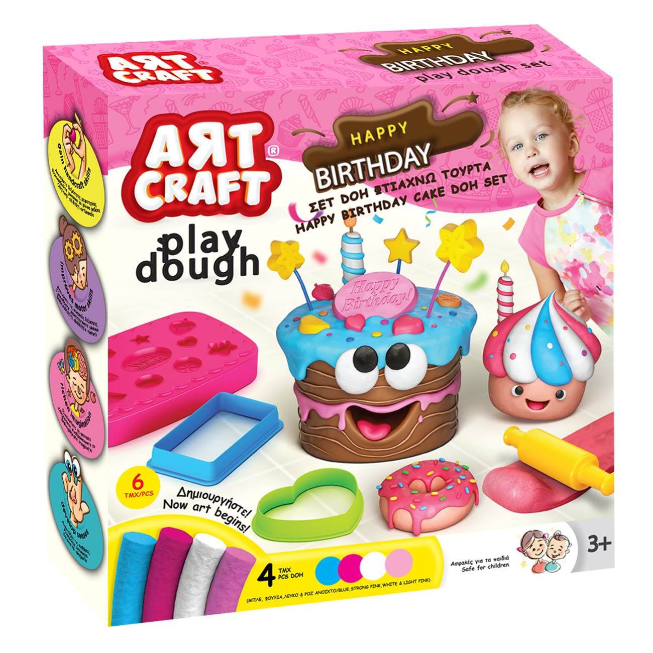Комплект пластилин торта за рожден ден Art Craft
