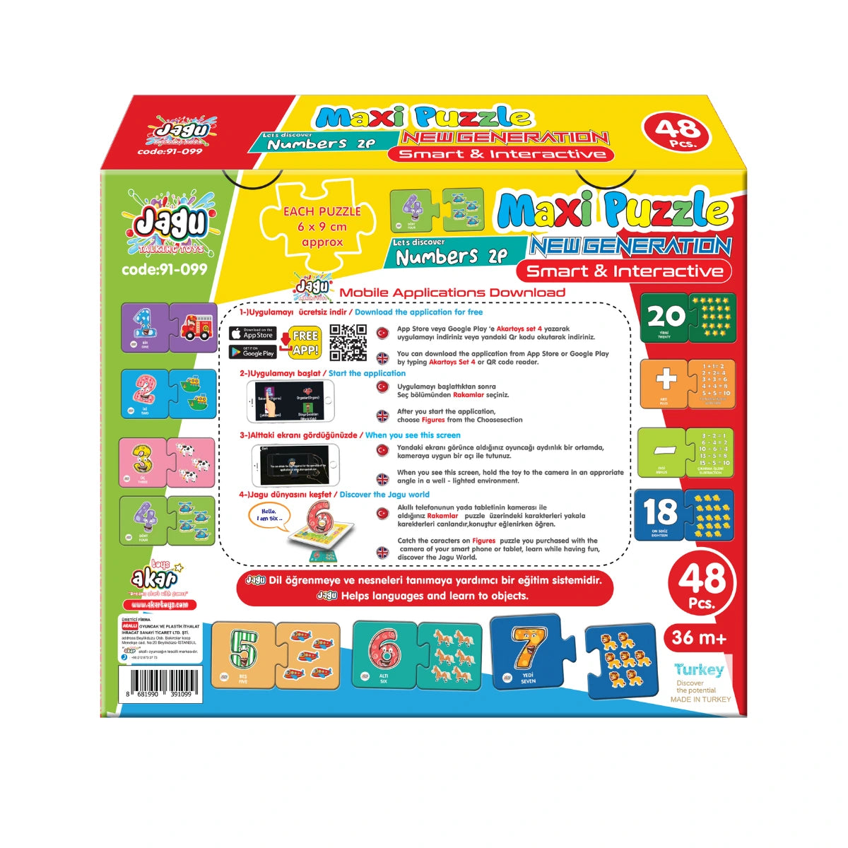 Говорещ пъзел Числа 2 MAXI Jagu