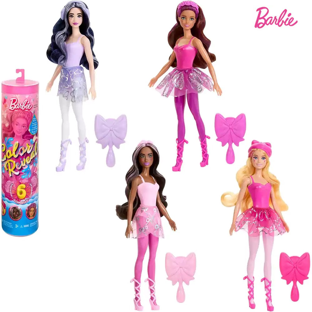 Кукла Barbie Балерина с 6 изненади | Color Reveal