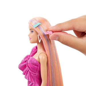 Кукла Barbie – Барби с цветна коса и аксесоари | Mattel